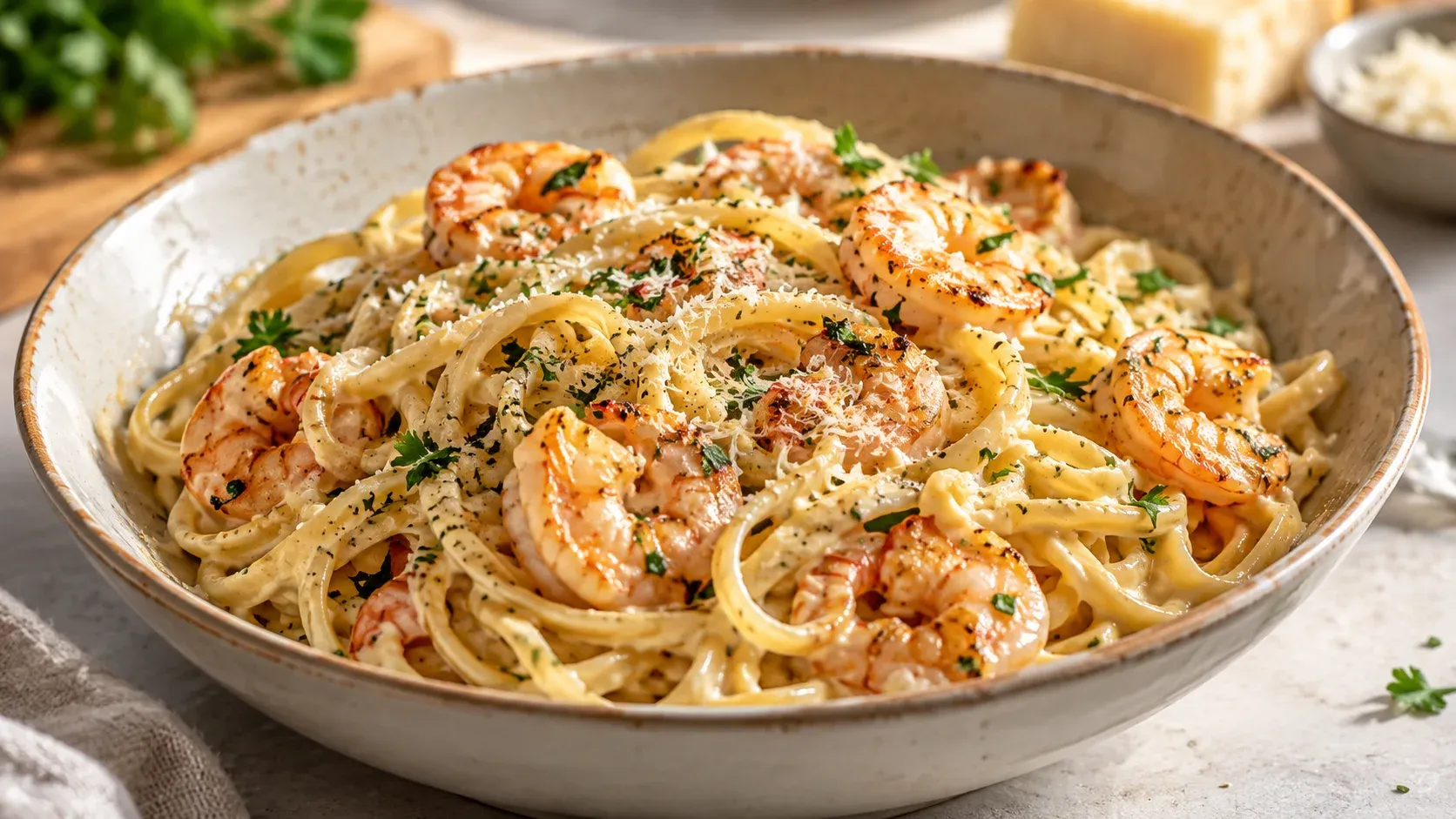Creamy Garlic Prawn Pasta Recipe (15 Minutes, No-Fail)